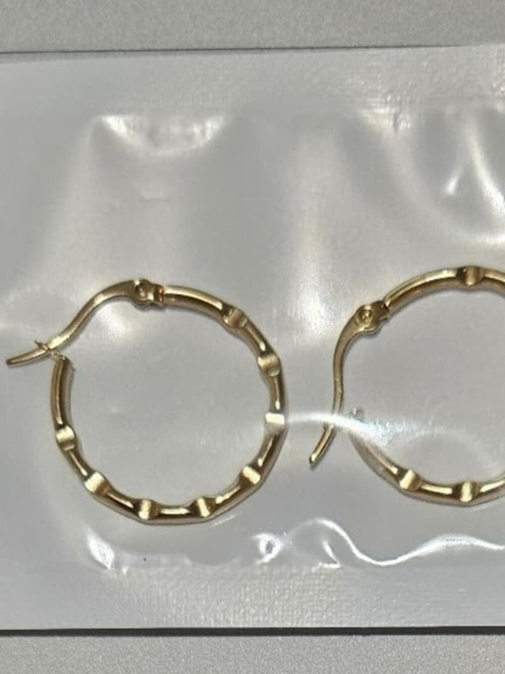 Two Gold Fashion Earrings New